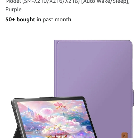 Infinland BLACK Samsung Galaxy Tab A9 8.7 Inch New Tablet Case 9 X 5 - Picture 11 of 11